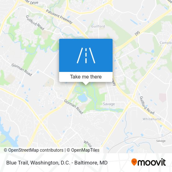 Blue Trail map