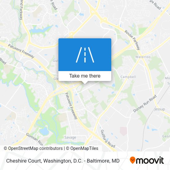 Cheshire Court map