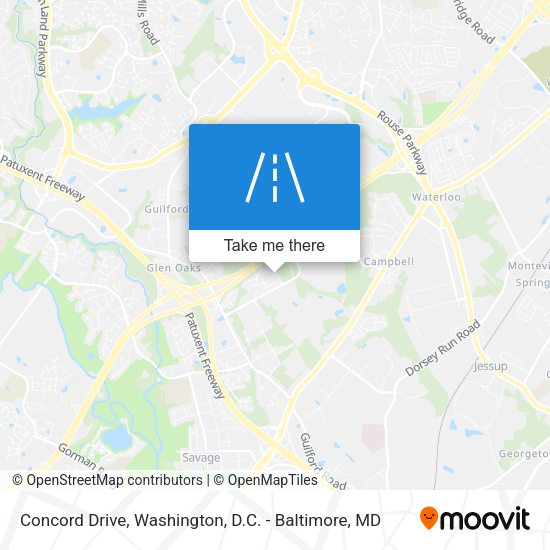Concord Drive map