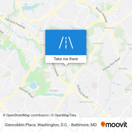 Glenrobbin Place map