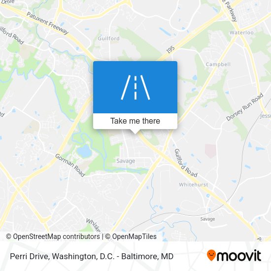Perri Drive map