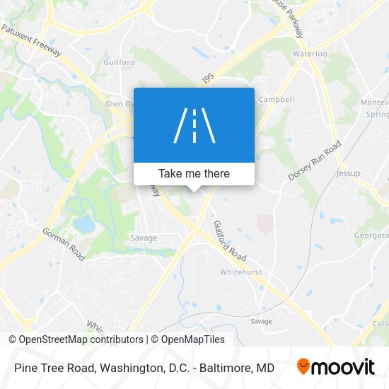 Mapa de Pine Tree Road