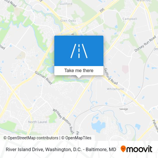 Mapa de River Island Drive