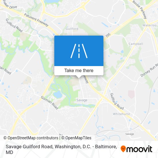 Savage Guilford Road map