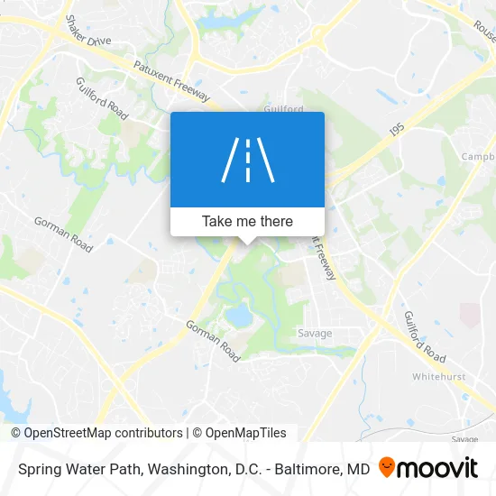 Spring Water Path map