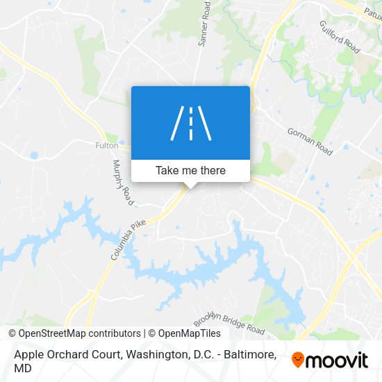 Mapa de Apple Orchard Court