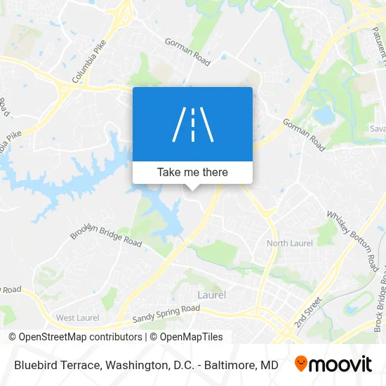 Bluebird Terrace map