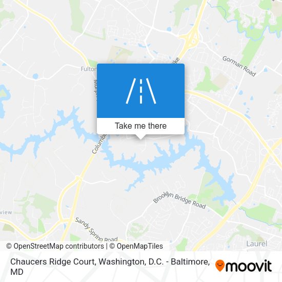 Chaucers Ridge Court map