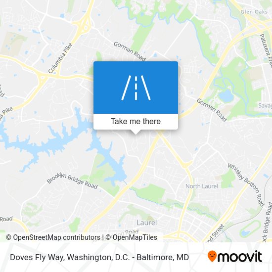 Doves Fly Way map