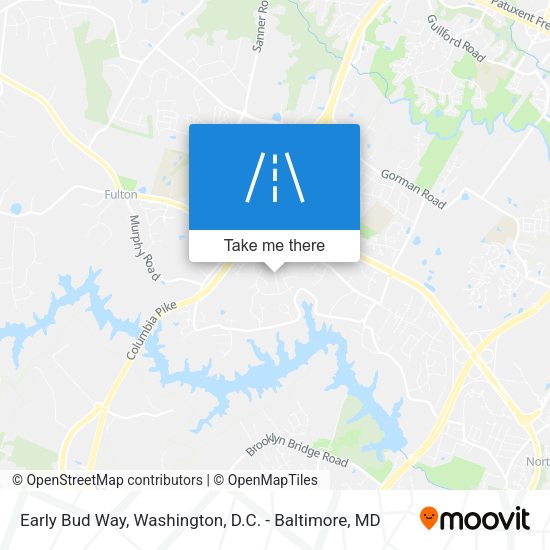Early Bud Way map