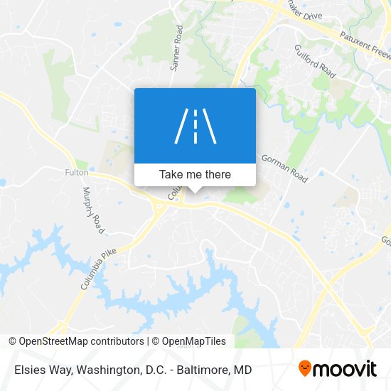 Elsies Way map
