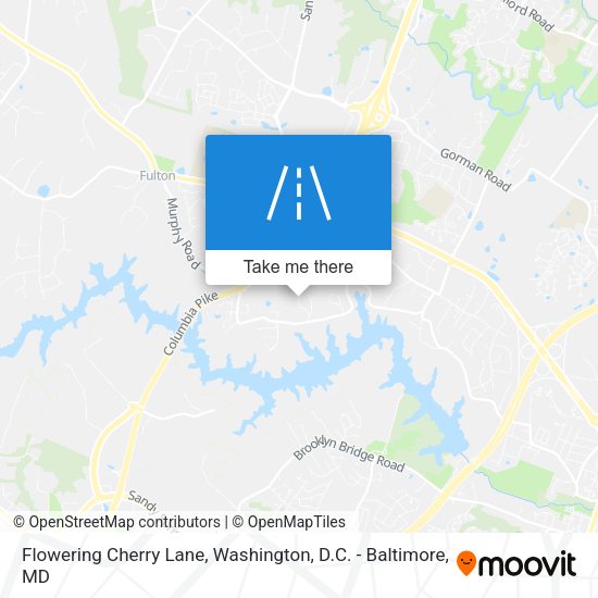 Mapa de Flowering Cherry Lane