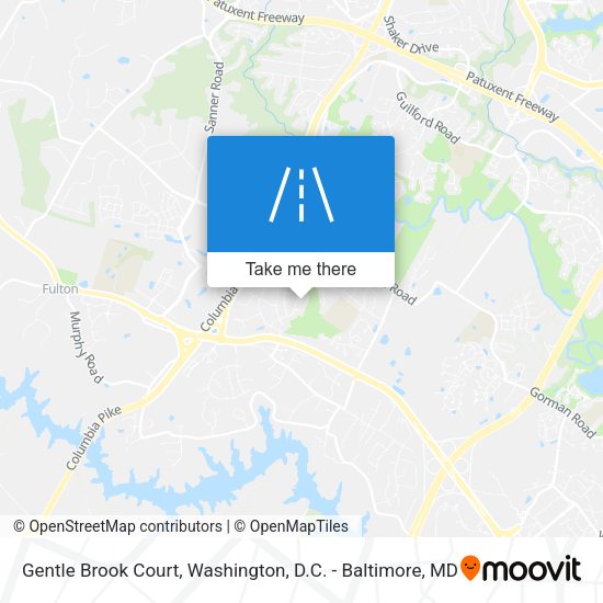 Mapa de Gentle Brook Court