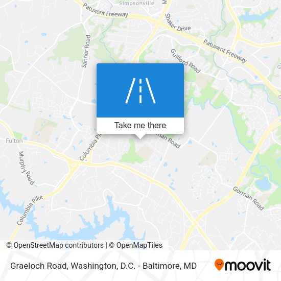 Graeloch Road map