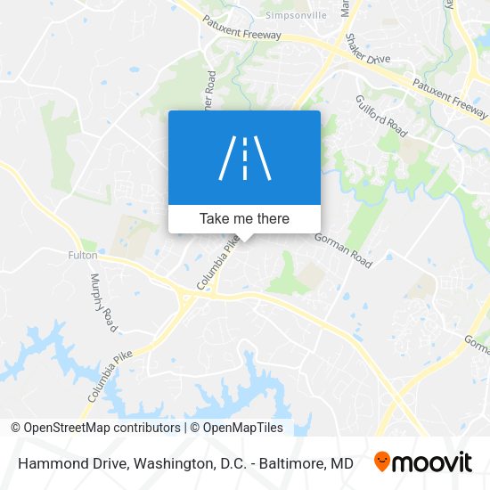 Mapa de Hammond Drive