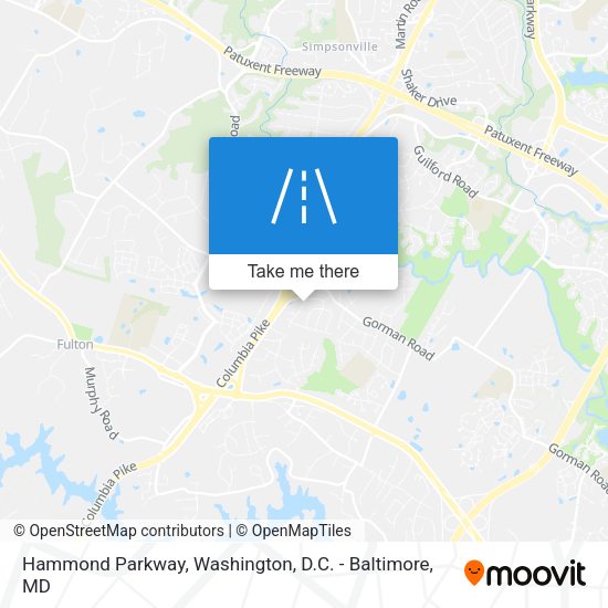 Mapa de Hammond Parkway