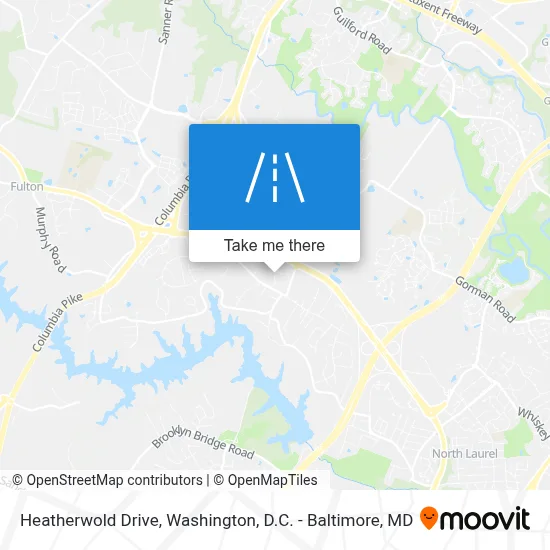 Heatherwold Drive map