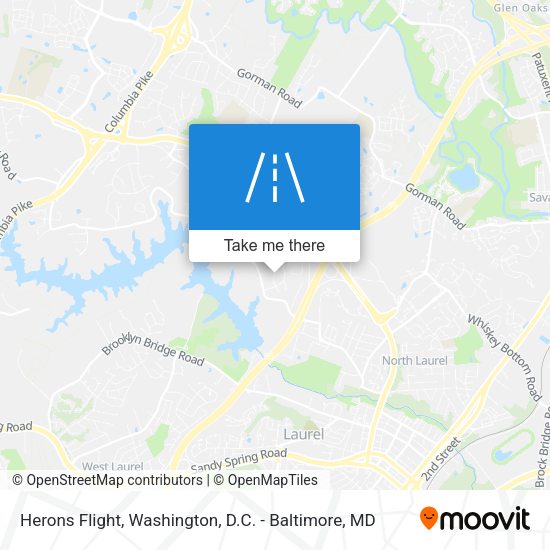 Herons Flight map