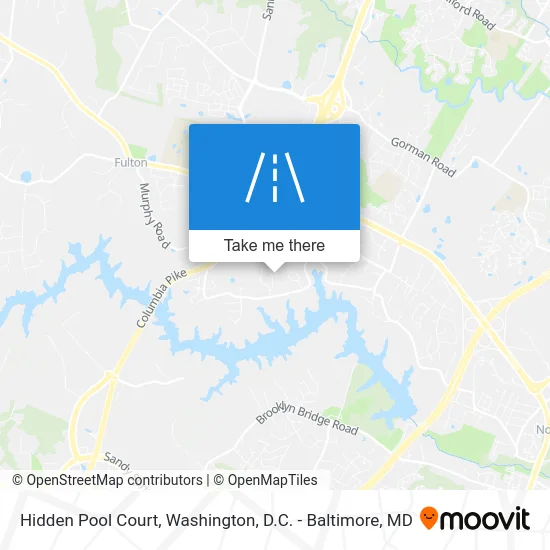 Hidden Pool Court map