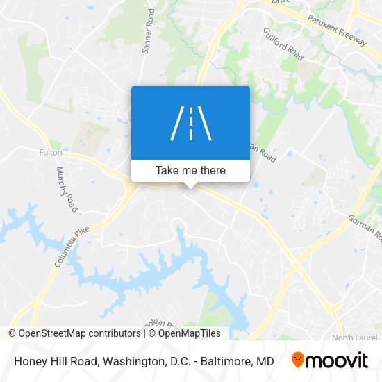 Mapa de Honey Hill Road