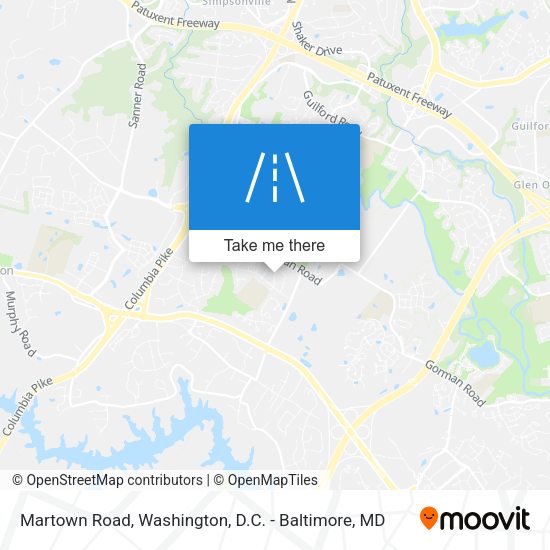 Mapa de Martown Road
