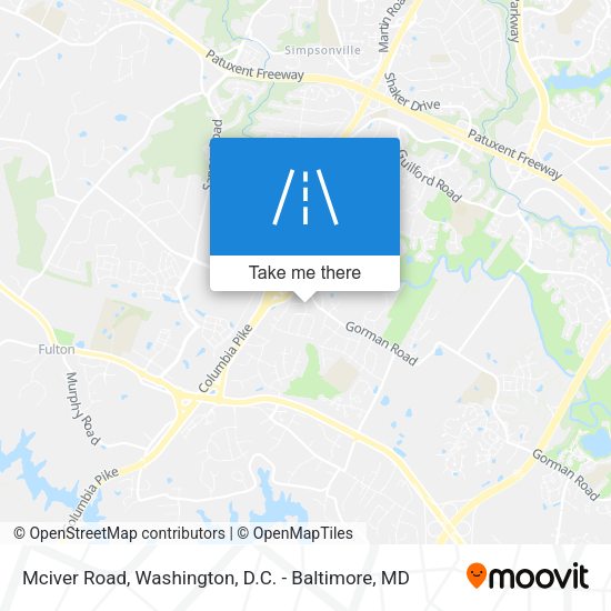 Mciver Road map