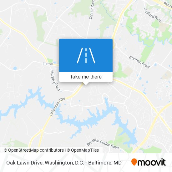 Oak Lawn Drive map