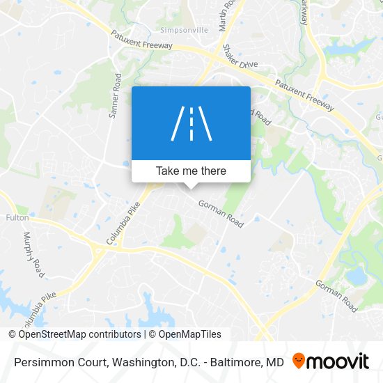 Persimmon Court map