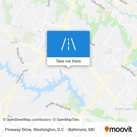 Pineway Drive map