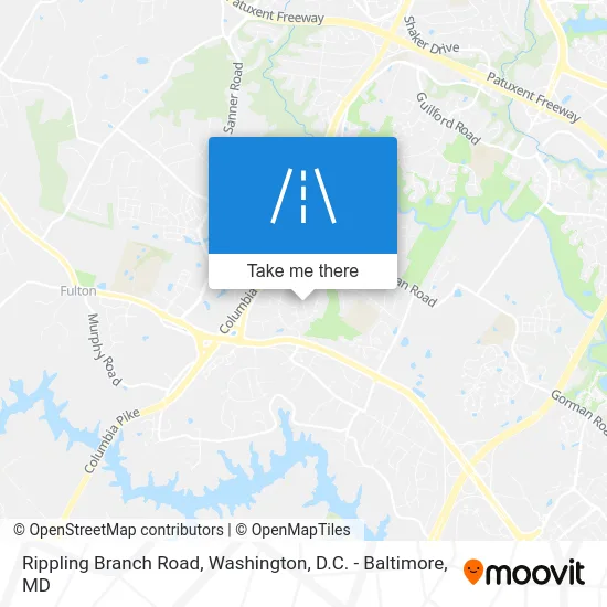 Rippling Branch Road map