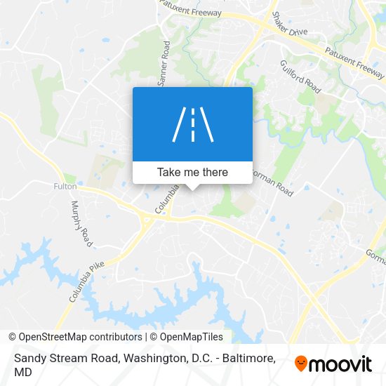 Sandy Stream Road map