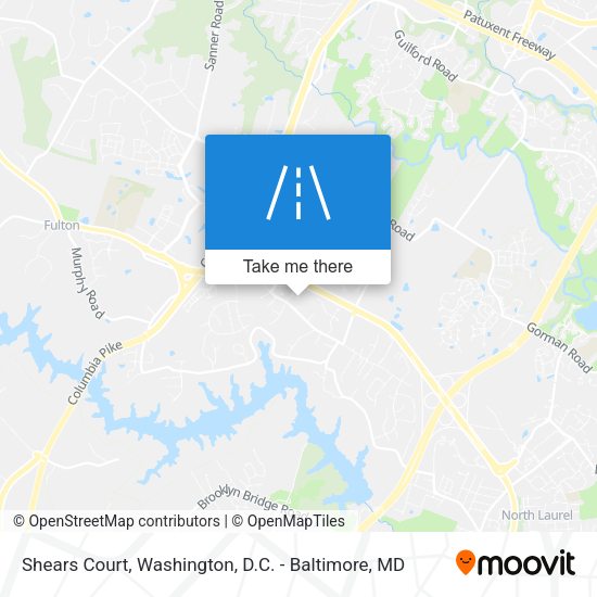 Shears Court map