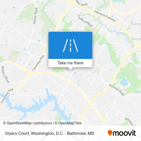 Styers Court map