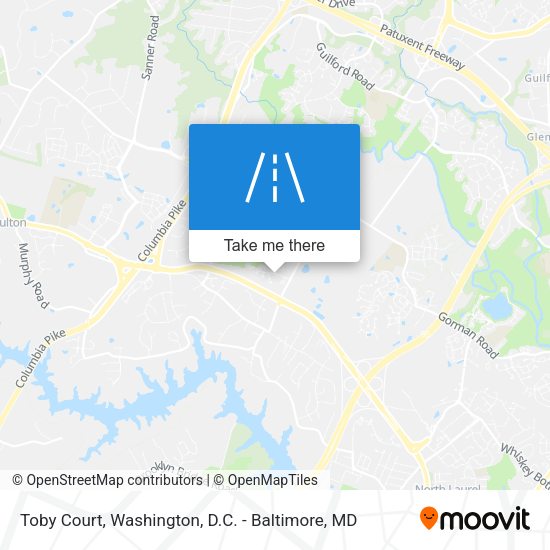 Toby Court map