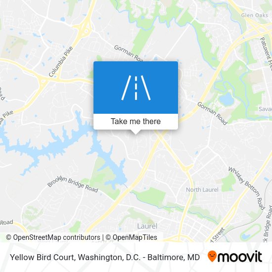 Yellow Bird Court map