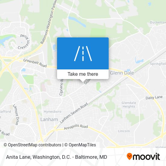 Mapa de Anita Lane
