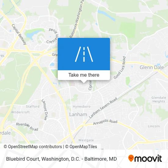 Bluebird Court map