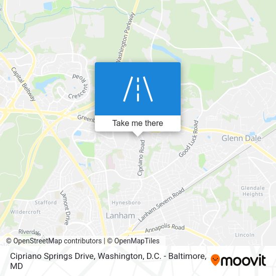 Cipriano Springs Drive map