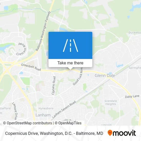 Copernicus Drive map