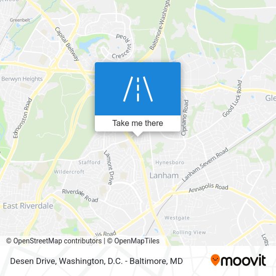 Desen Drive map
