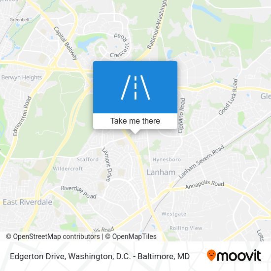 Edgerton Drive map