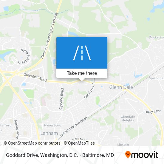 Goddard Drive map