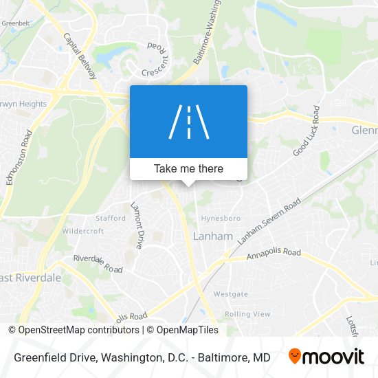 Greenfield Drive map