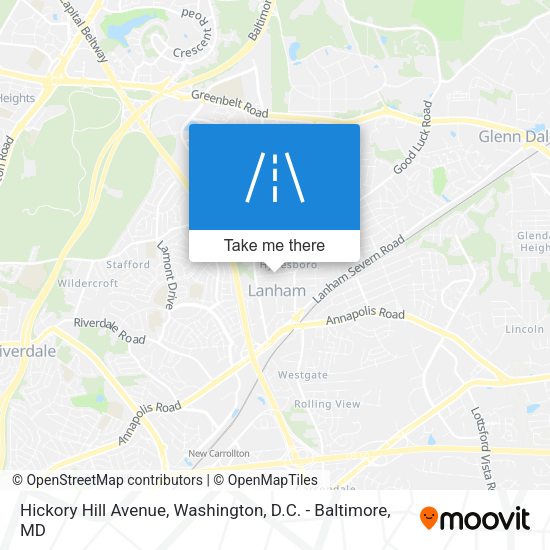 Hickory Hill Avenue map