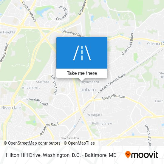Hilton Hill Drive map