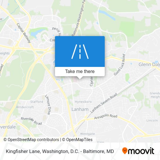 Kingfisher Lane map