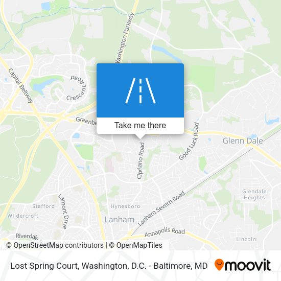 Lost Spring Court map