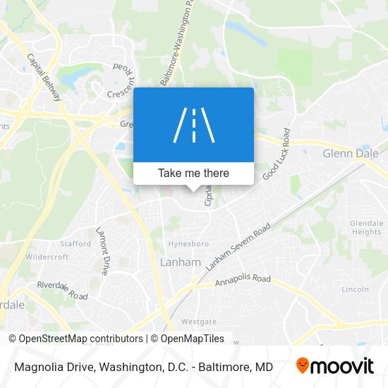 Magnolia Drive map