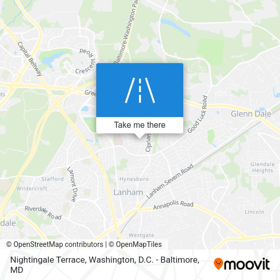 Nightingale Terrace map