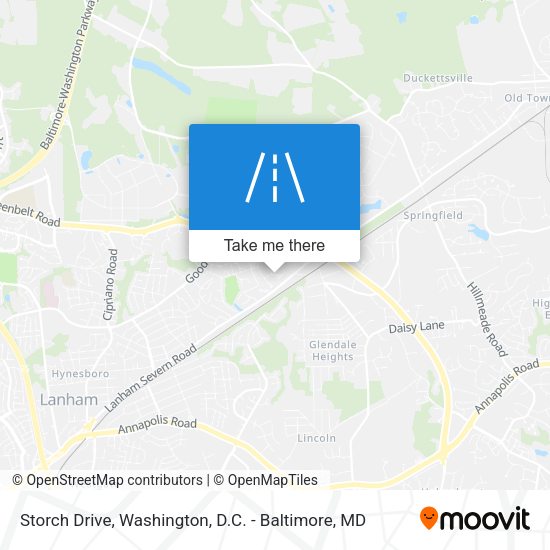 Storch Drive map